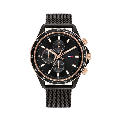 reloj tommy hilfiger negro vestir